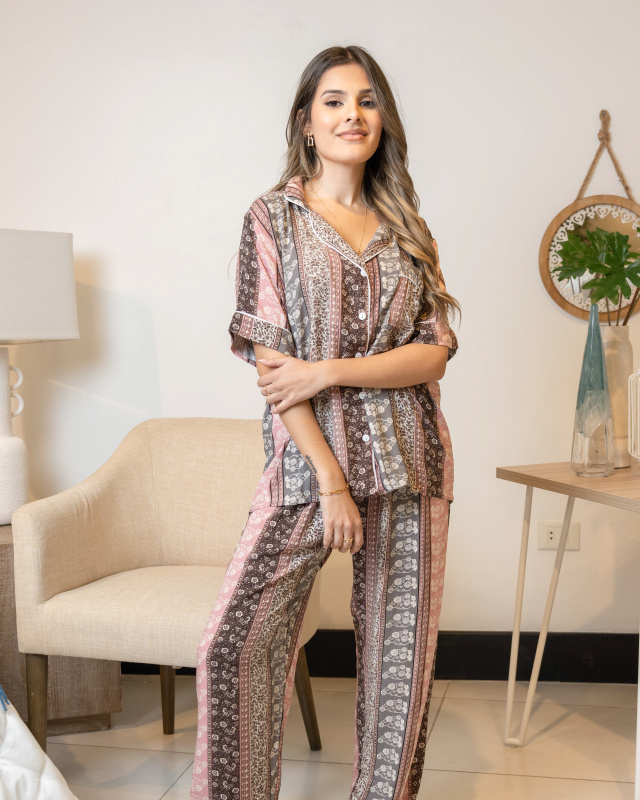 Conjunto Bohemia - Mangas cortas con pantalón