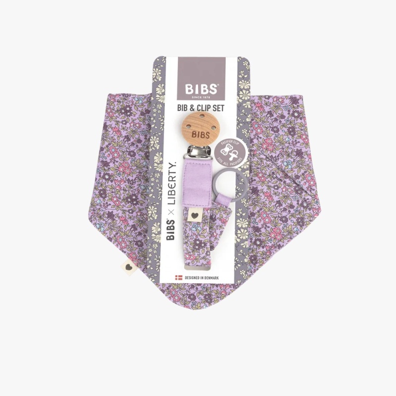 bibs x liberty bib clip set