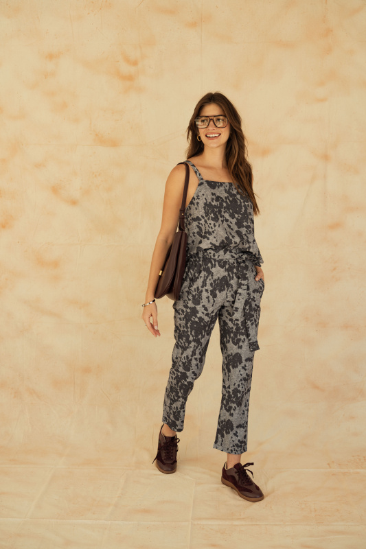 PANTALON ARIANNA MOOIRE DENIM