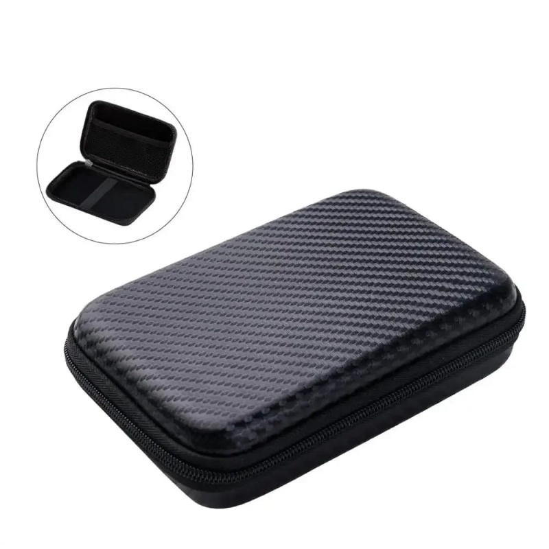 Estuche semi rígido para auriculares, cargadores, parlante portátil, disco duro, etc.