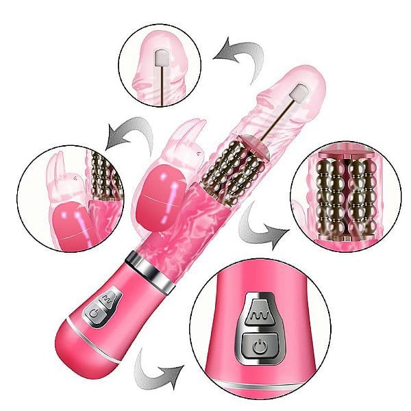 VIBRADOR RABBIT ROTATIVO