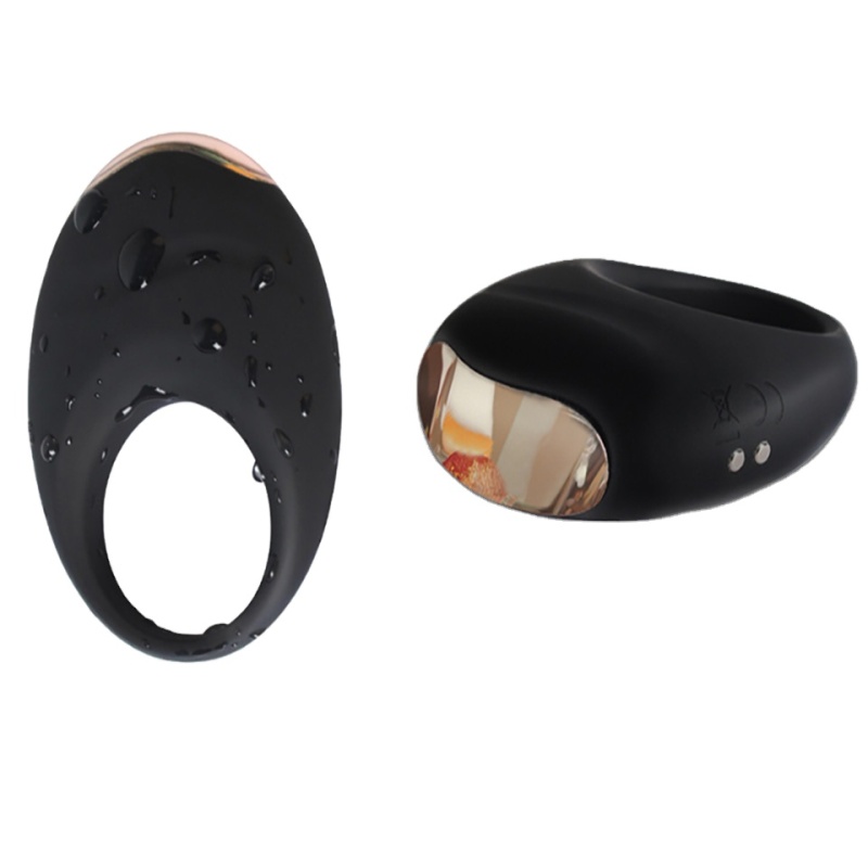 ANILLO DE SILICONA PARA PENE CON VIBRADOR RECARGABLE - SI