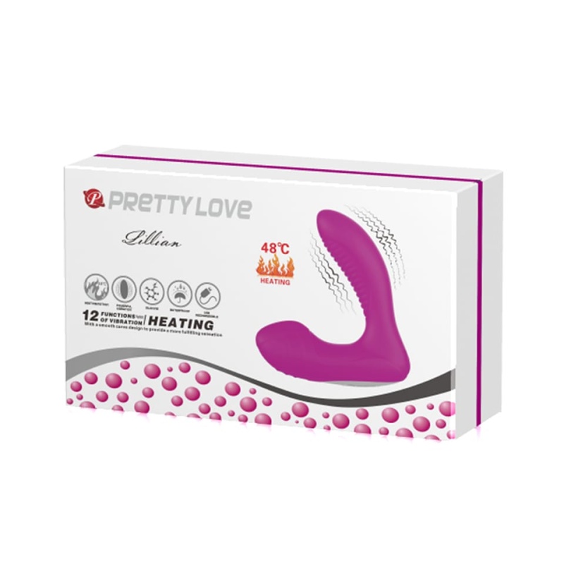 VIBRADOR DUAL CON CALOR MODELO LILLIAN - PRETTY LOVE