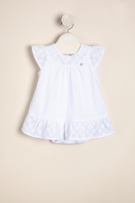 body vestido brod blanco