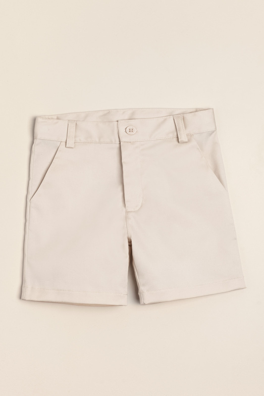 bermuda de gabardina felix crudo