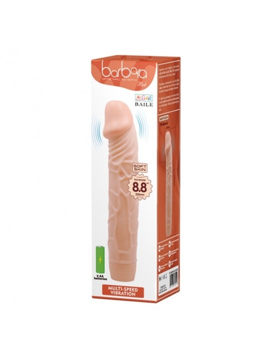 VIBRADOR  22,5X4,5CM - BARBARA BOB