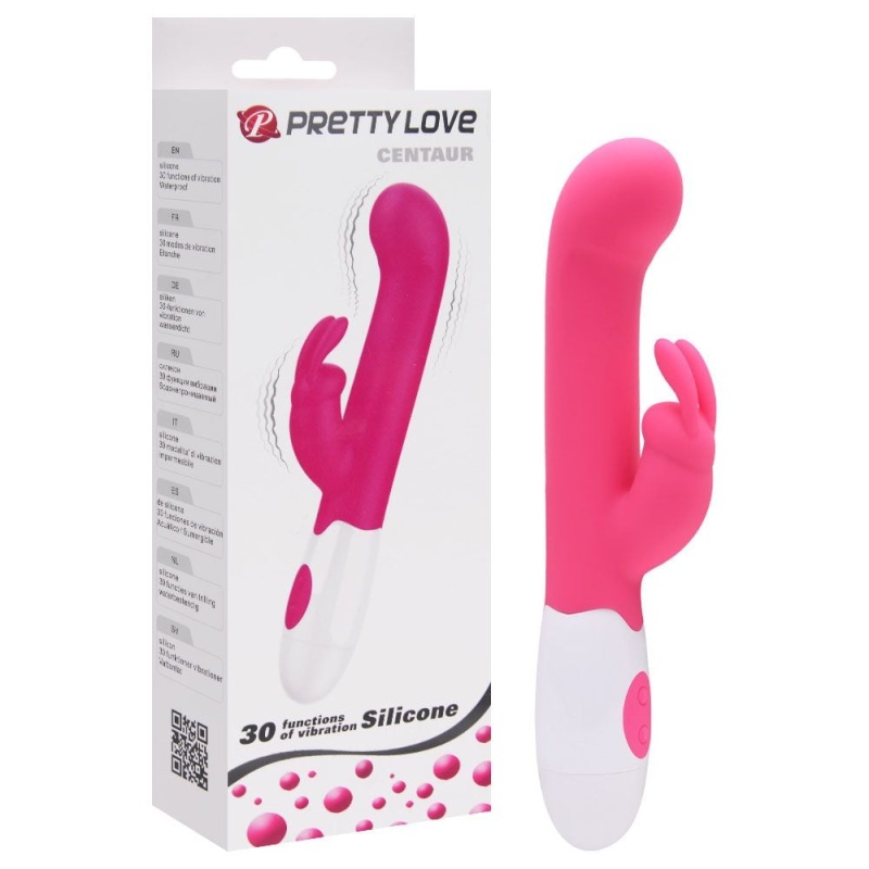 VIBRADOR DE PUNTO G Y CLITORIS - CENTAUR - PRETTY LOVE