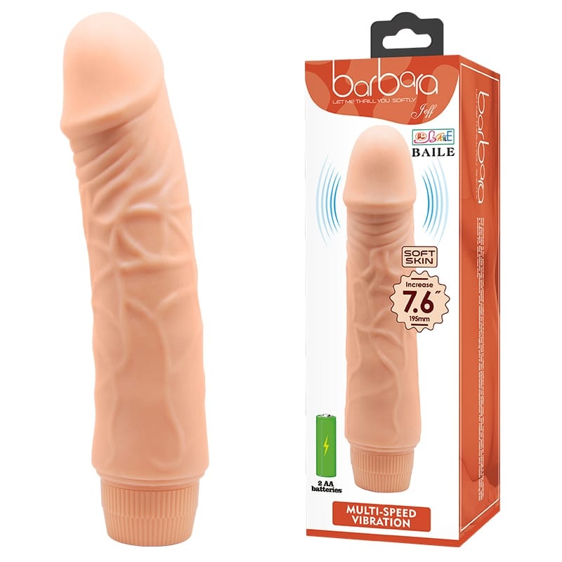 VIBRADOR 19,5X4CM - BARBARA JEFF